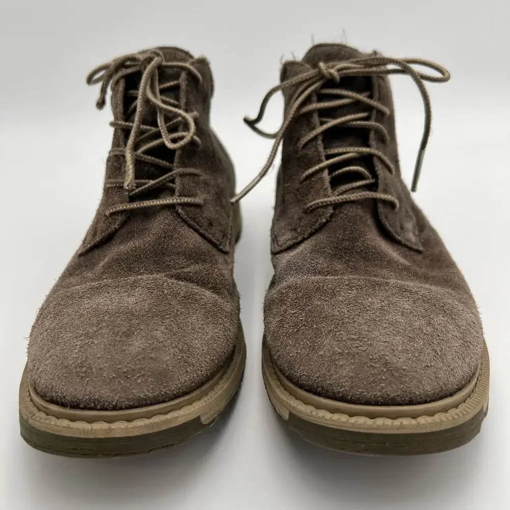 Sorel Mens Madsen Chukka Boot US 8 EU 41 Brown Suede Lace Up Lug Soles FLAW